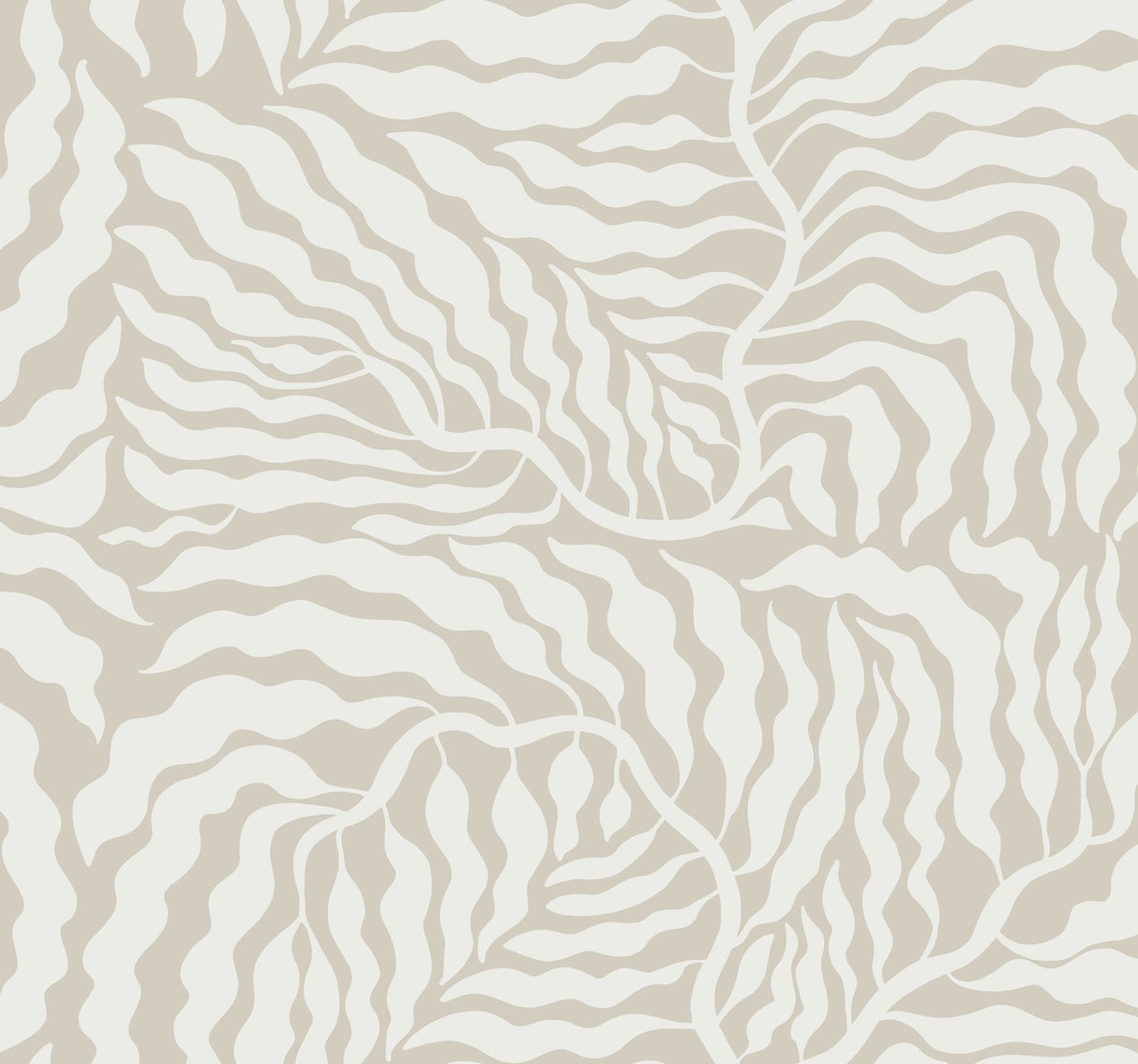 York AG2063 Fern Fronds Taupe & White Wallpaper