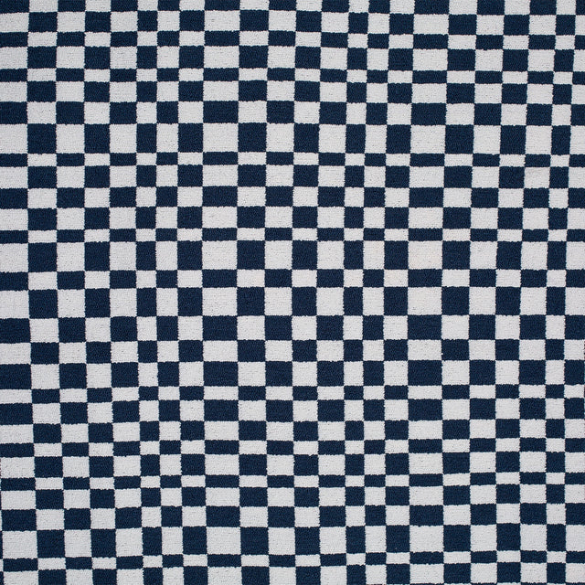 Mitchell MP FF-2402-01 Check/Plaid,Small Scale Champ-Denim - Eade's Wallpaper