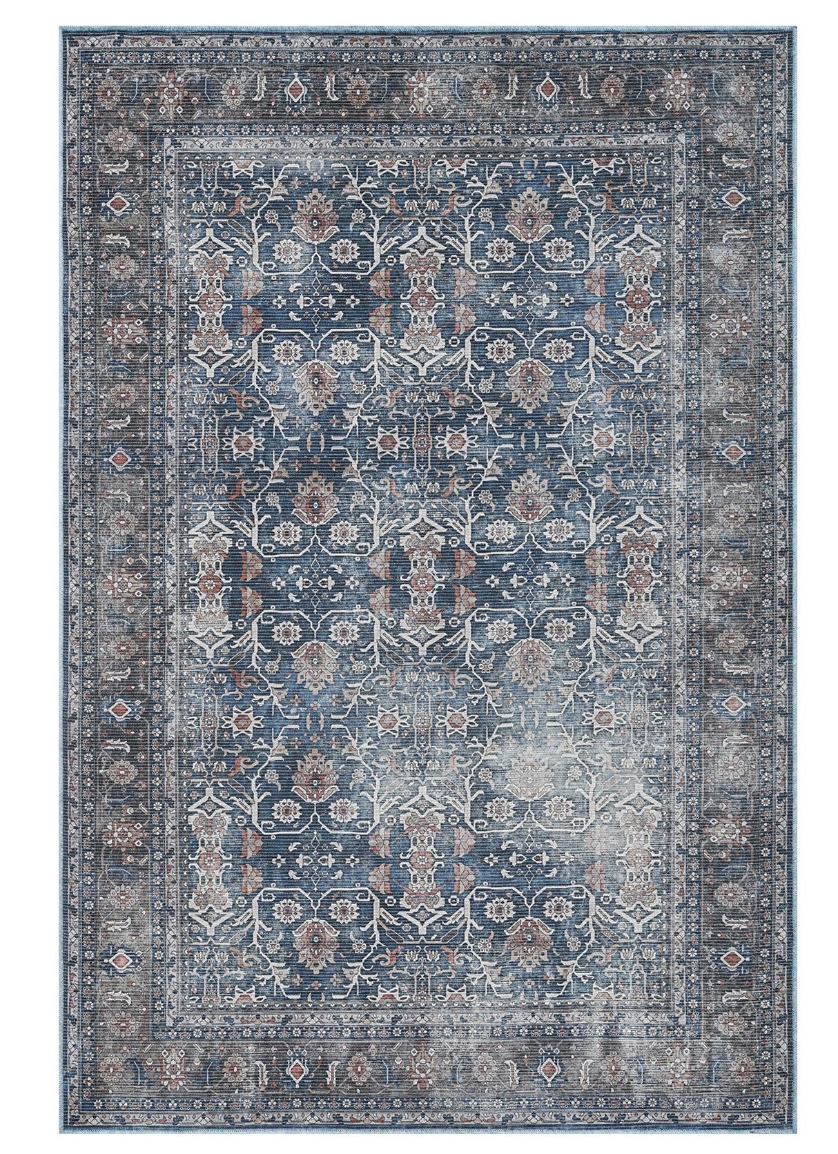 Amer Rugs ALA50508 Alaska Blue 5' X 8' Area Rug
