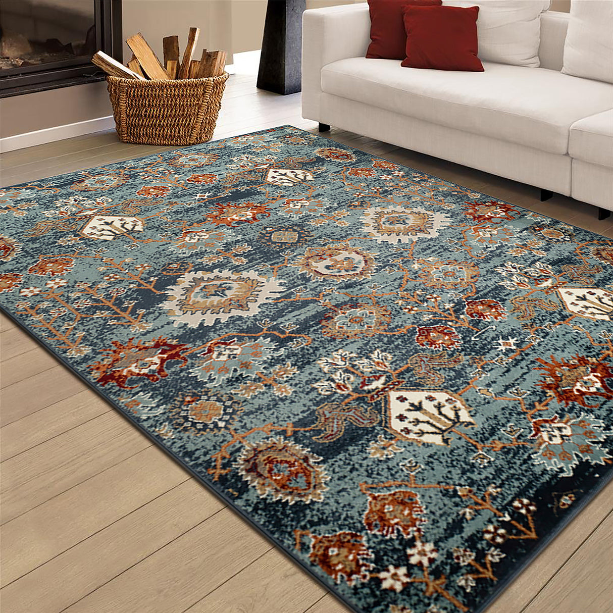 Amer Rugs ALU-10 Allure Classic Bordered Area Rug