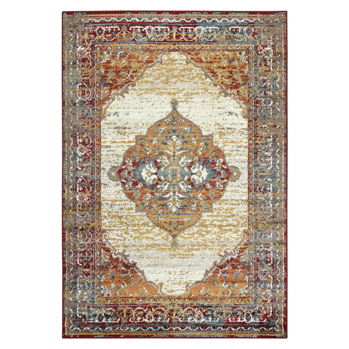 Amer Rugs ALU-4 Allure Classic Medallion /Red Area Rug