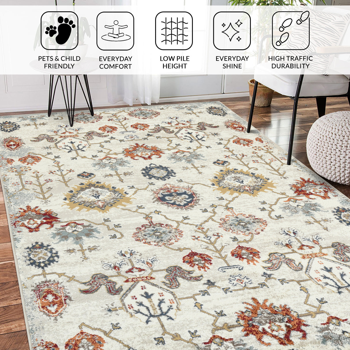 Amer Rugs ALU-8 Allure Classic Oriental Area Rug
