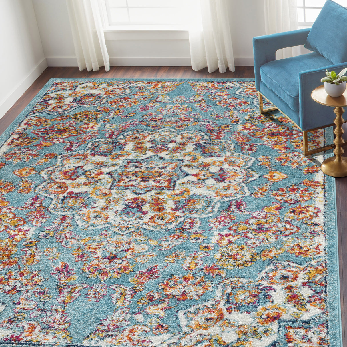 Amer Rugs ALX-81 Alexandria Classic Medallion Area Rug