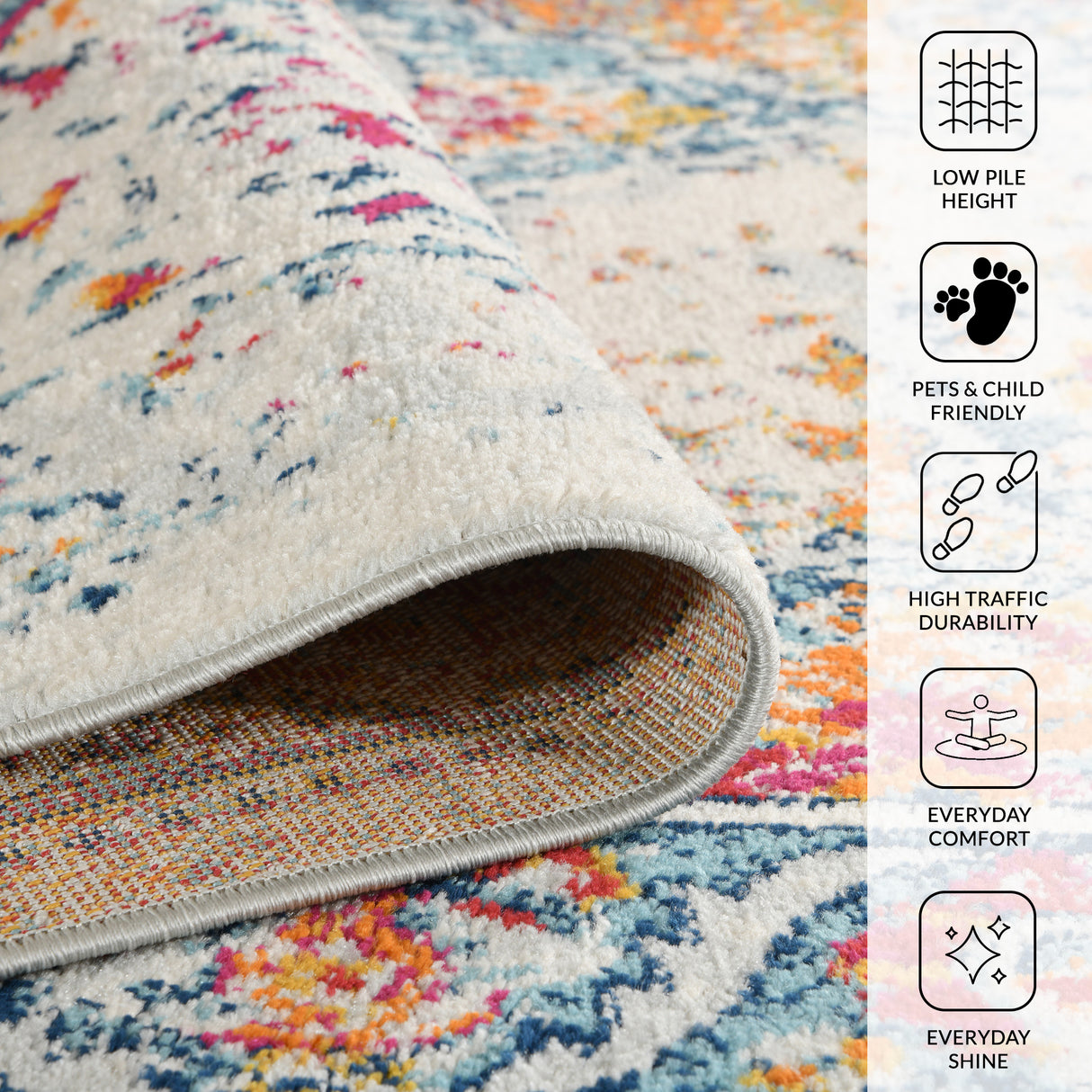 Amer Rugs ALX-82 Alexandria Classic Bordered /Gold Area Rug