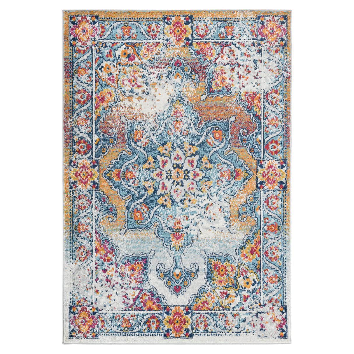 Amer Rugs ALX-82 Alexandria Classic Bordered /Gold Area Rug