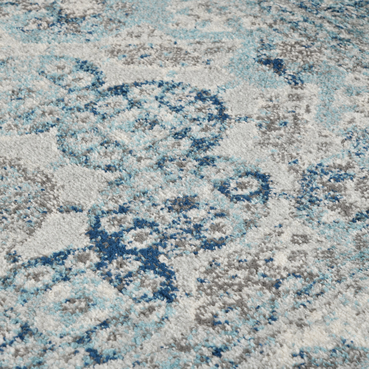 Amer Rugs ALX-83 Alexandria Classic Bordered /Sea Blue Area Rug