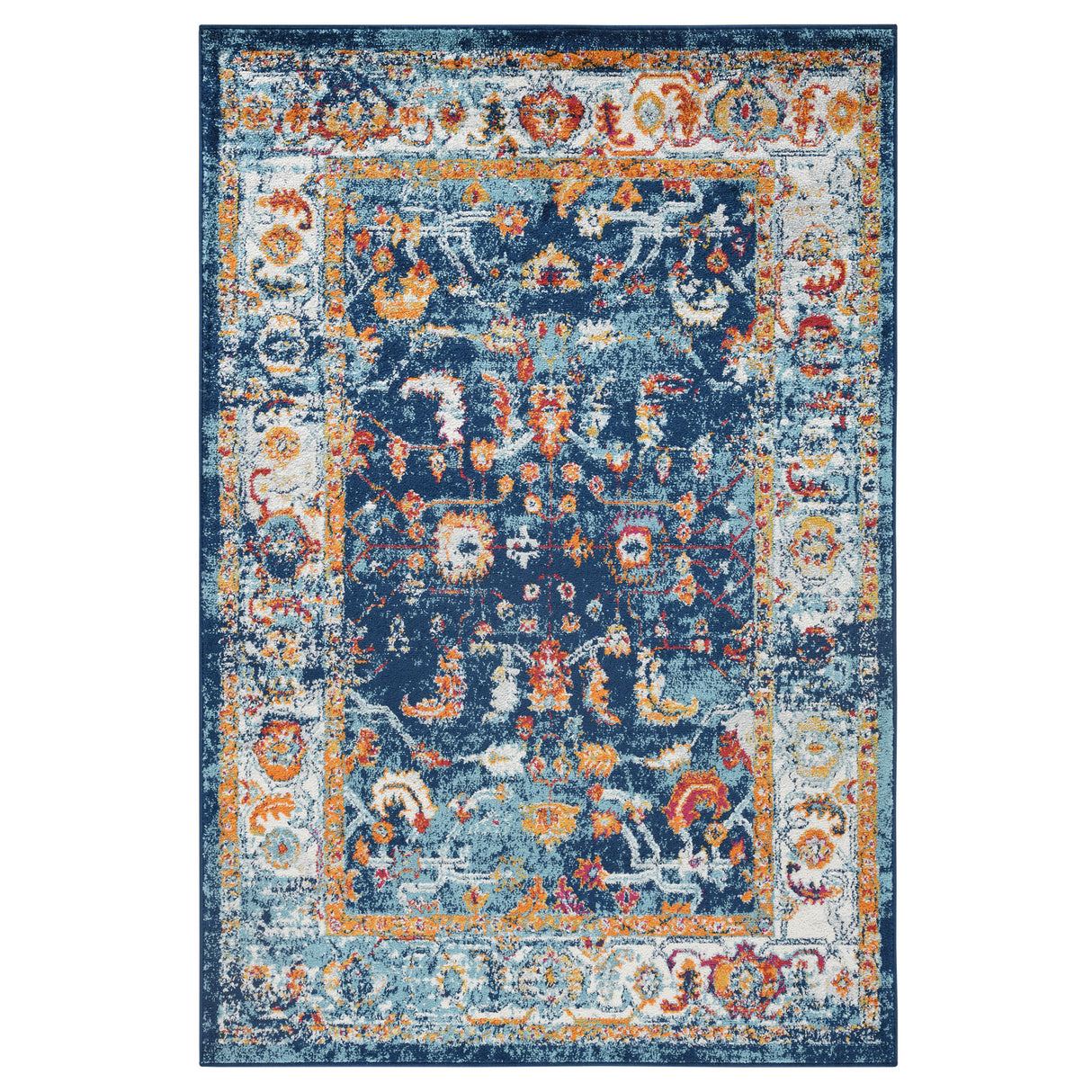 Amer Rugs ALX-85 Alexandria Farmhouse Bordered Area Rug