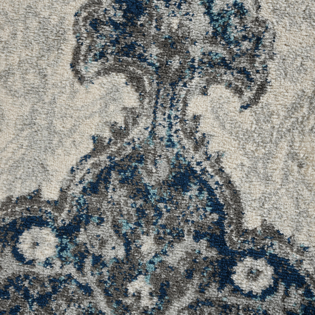 Amer Rugs ALX-86 Alexandria Classic Medallion /Navy Area Rug