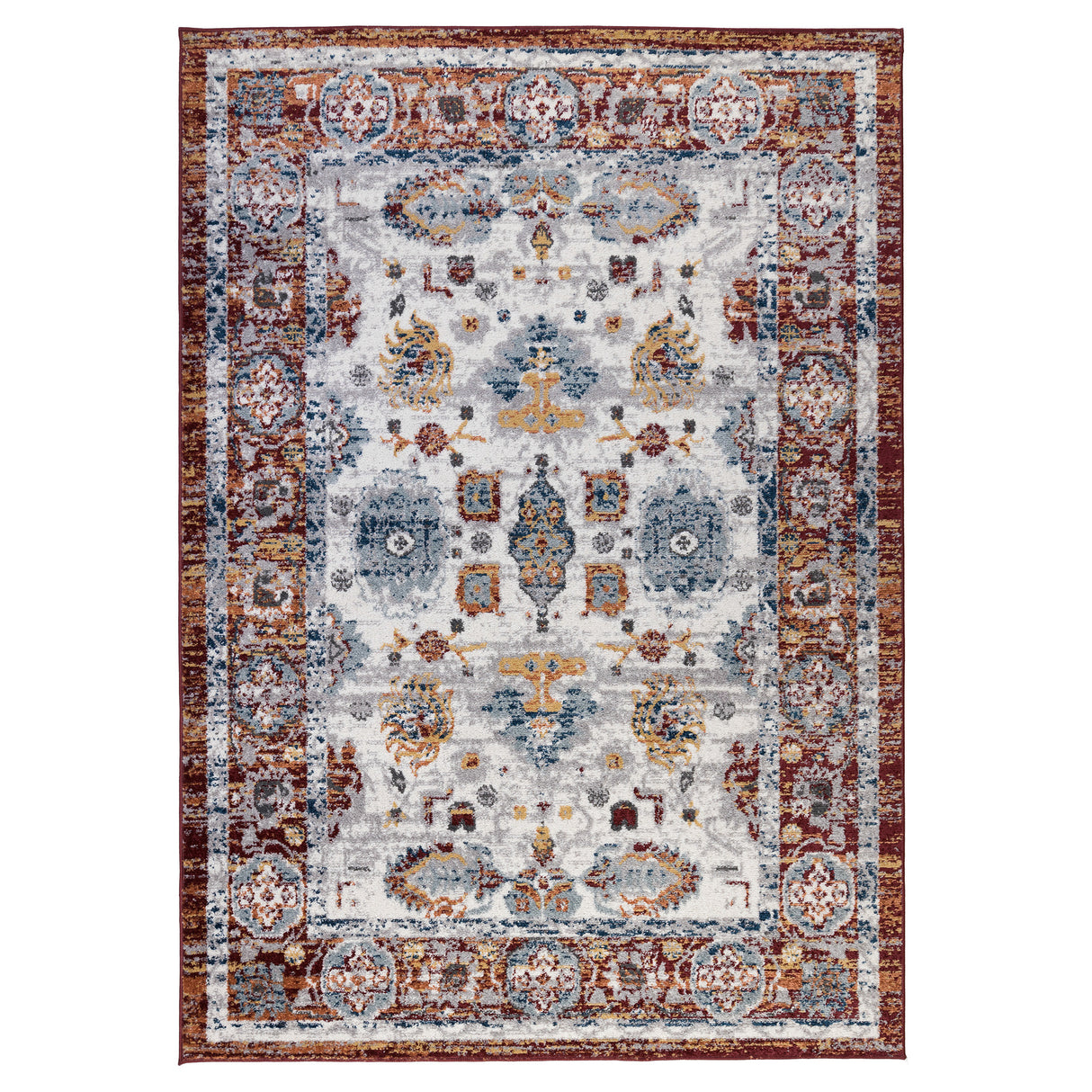 Amer Rugs ALX-87 Alexandria Classic Floral Area Rug