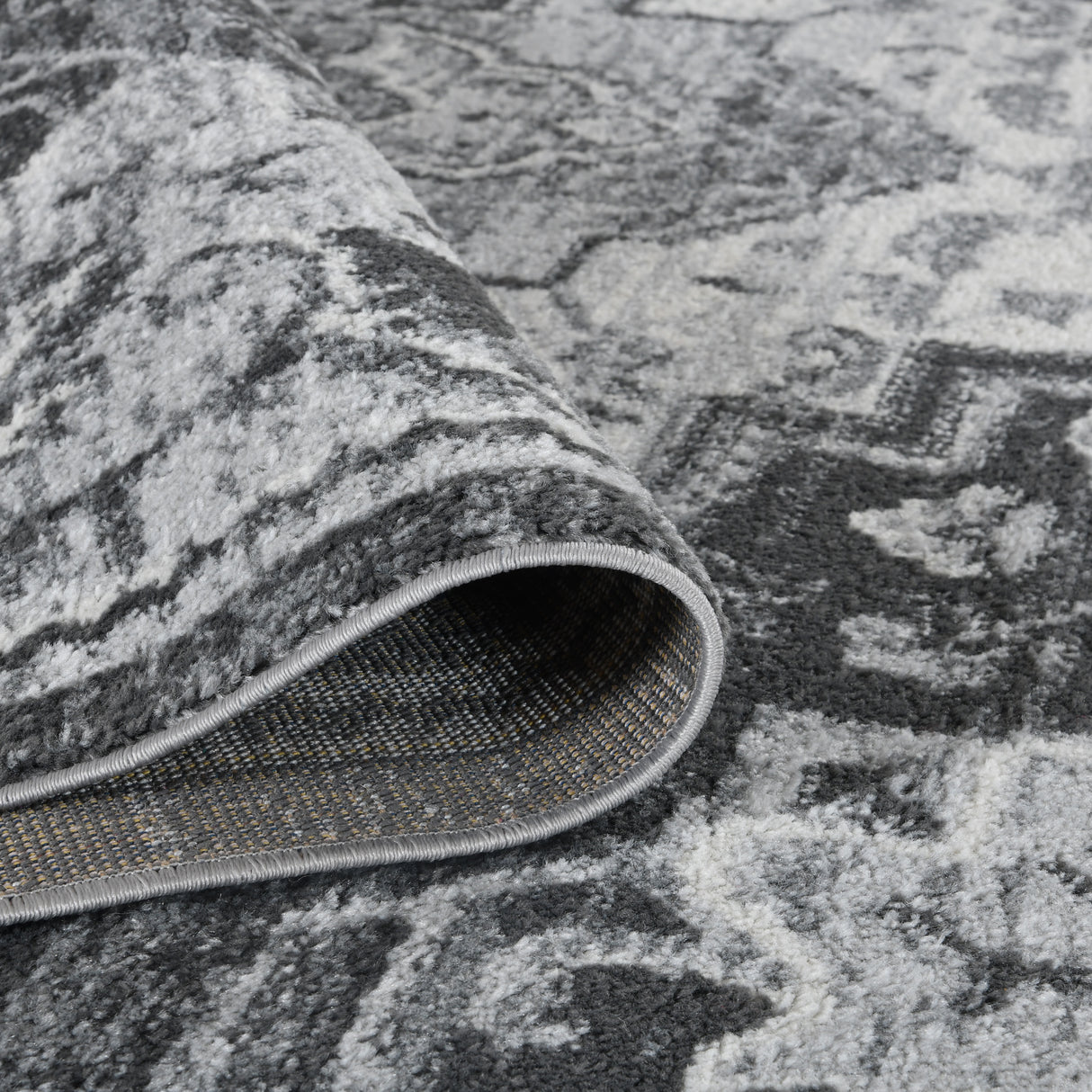 Amer Rugs ALX-88 Alexandria Classic Medallion /Gray Area Rug