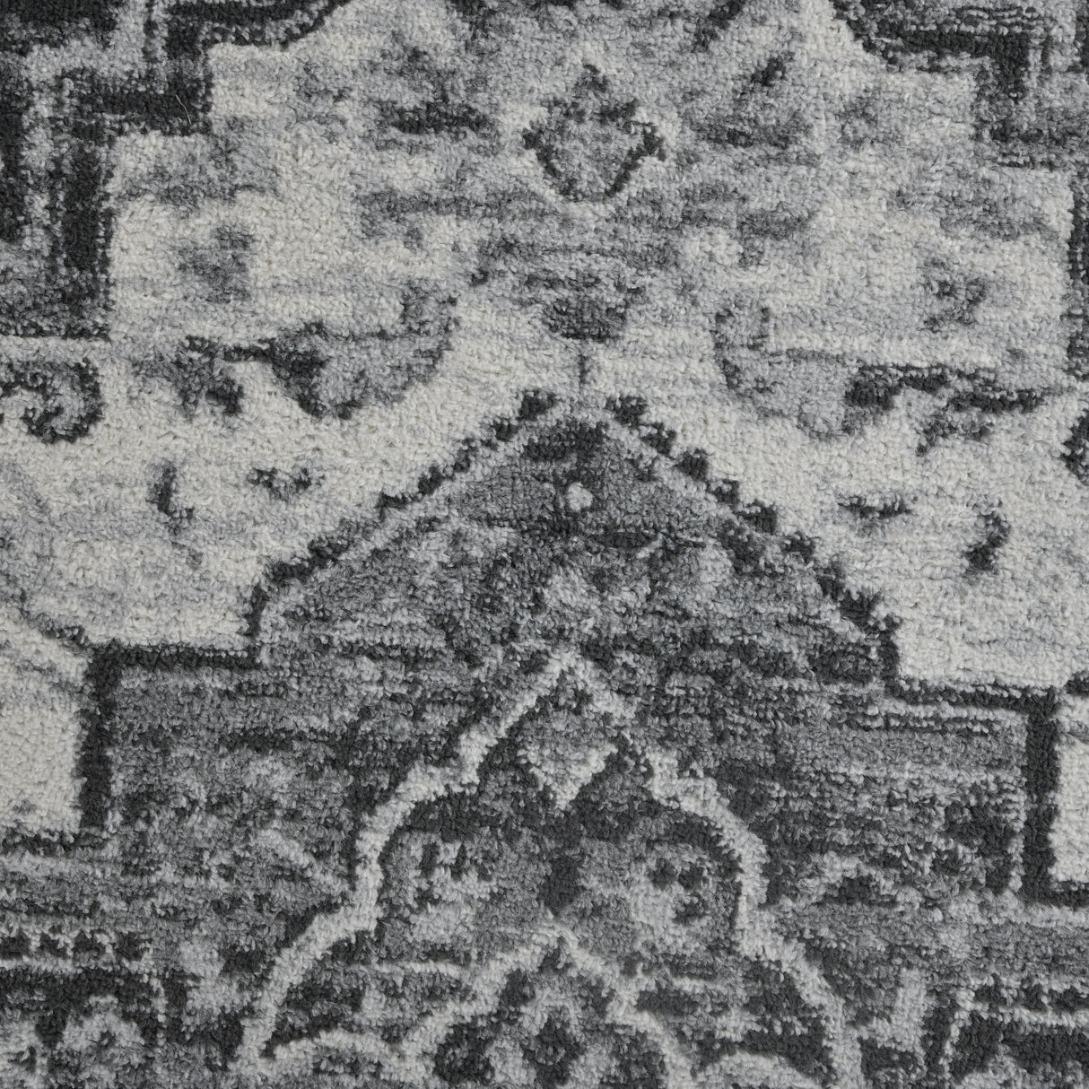 Amer Rugs ALX-88 Alexandria Classic Medallion /Gray Area Rug