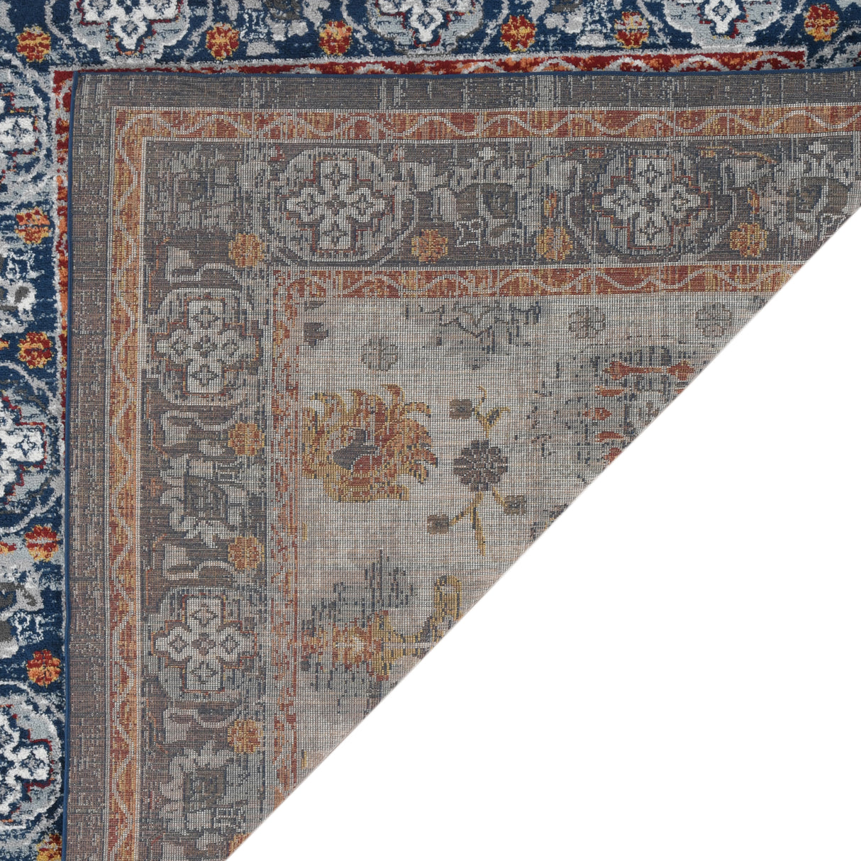 Amer Rugs ALX-90 Alexandria Classic Floral Runner Rug, 2'6" X 10'3" Area Rug