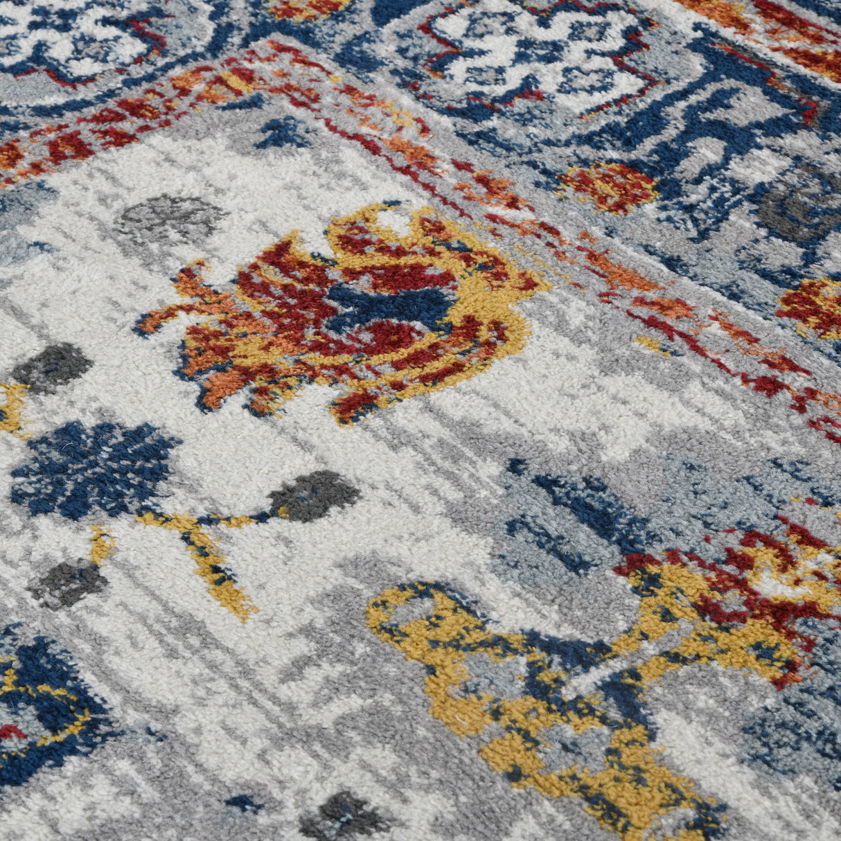 Amer Rugs ALX-90 Alexandria Classic Floral Runner Rug, 2'6" X 10'3" Area Rug