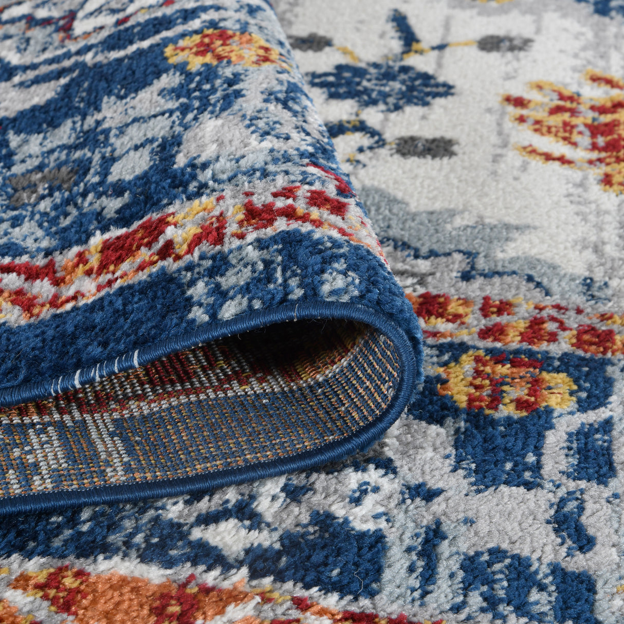 Amer Rugs ALX-90 Alexandria Classic Floral Runner Rug, 2'6" X 10'3" Area Rug