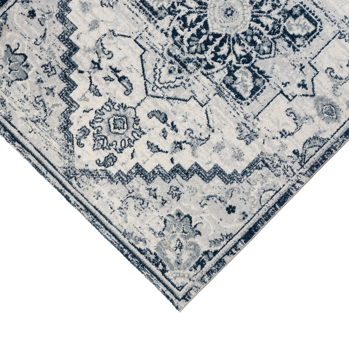 Amer Rugs ALX-92 Alexandria Classic Medallion Runner Rug, 2'6" X 10'3" Area Rug