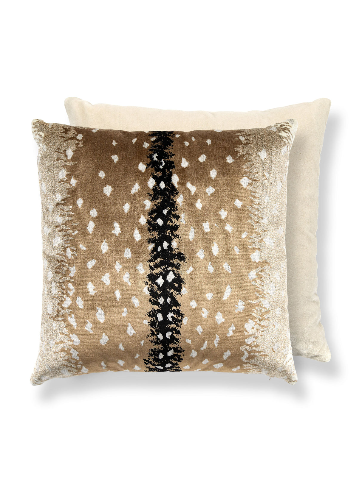 Scalamandre AL 0001TDDKBOHE ANTELOPE / VELVET PILLOW - Pillo