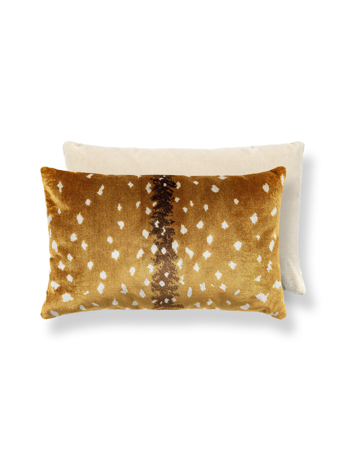 Scalamandre AL 0002MBDKBOHE ANTELOPE / VELVET PILLOW - Pillo
