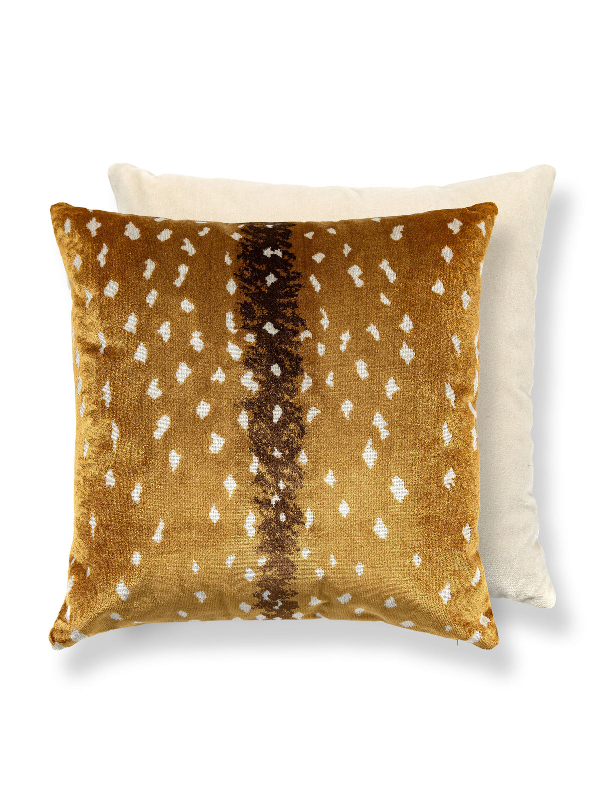 Scalamandre AL 0002TDDKBOHE ANTELOPE / VELVET PILLOW - Pillo