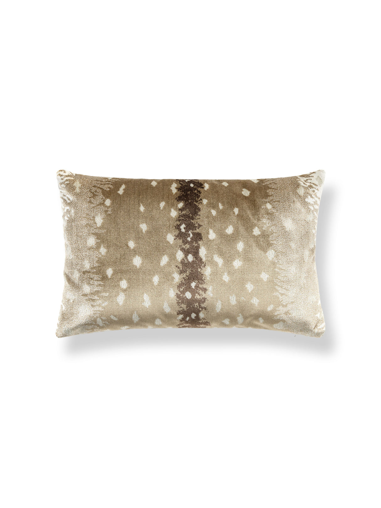 Scalamandre AL 0003MBDKBOHE ANTELOPE / VELVET PILLOW - Pillo
