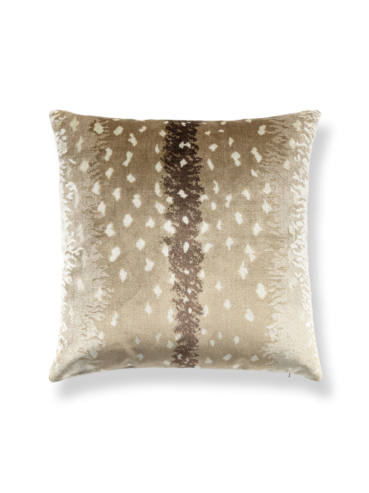 Scalamandre AL 0003TDDKBOHE ANTELOPE / VELVET PILLOW - Pillo