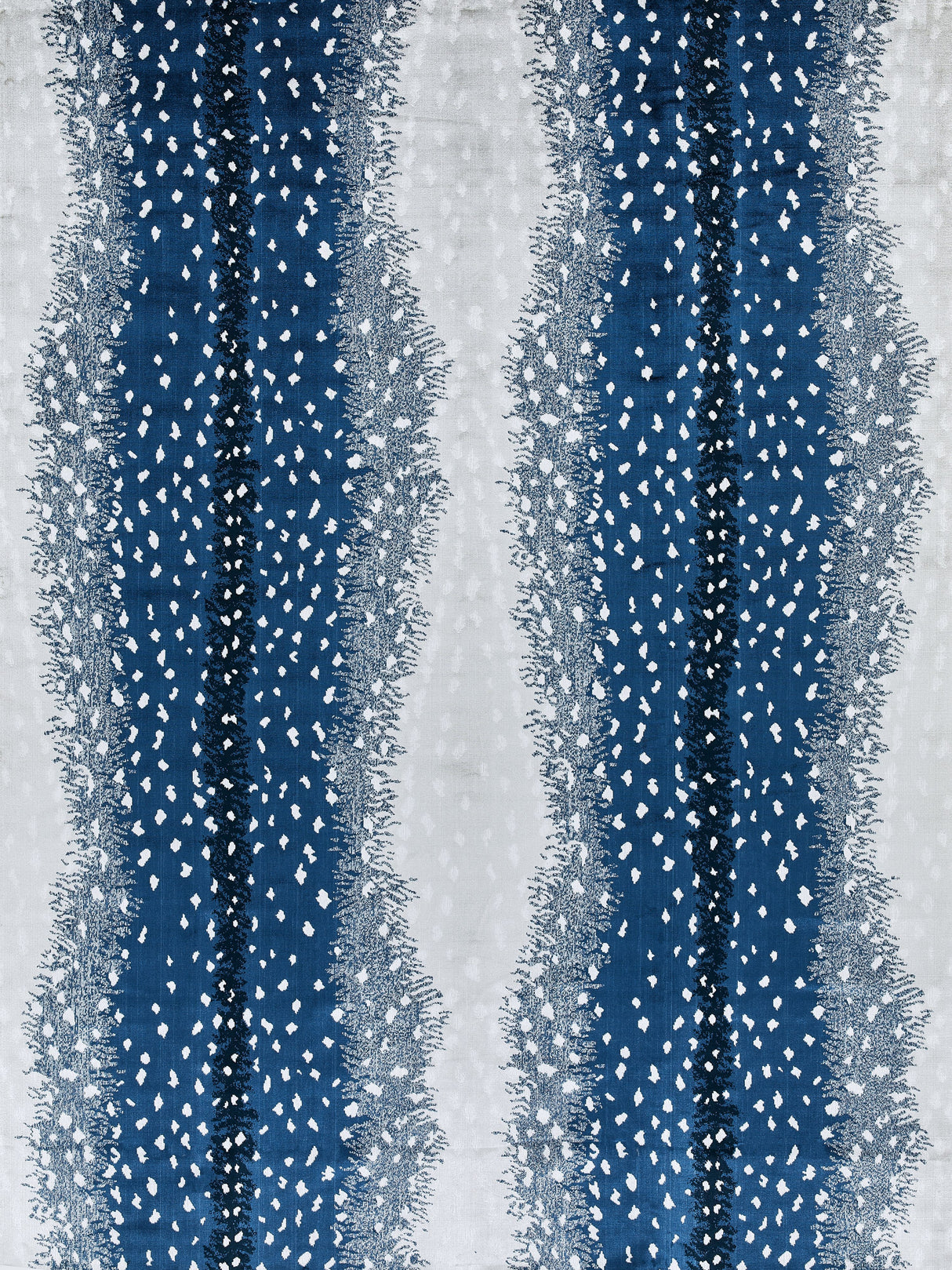 Scalamandre AL 0004BOHE MIDNIGHT ANTELOPE Fabric - Eade's Wallpaper