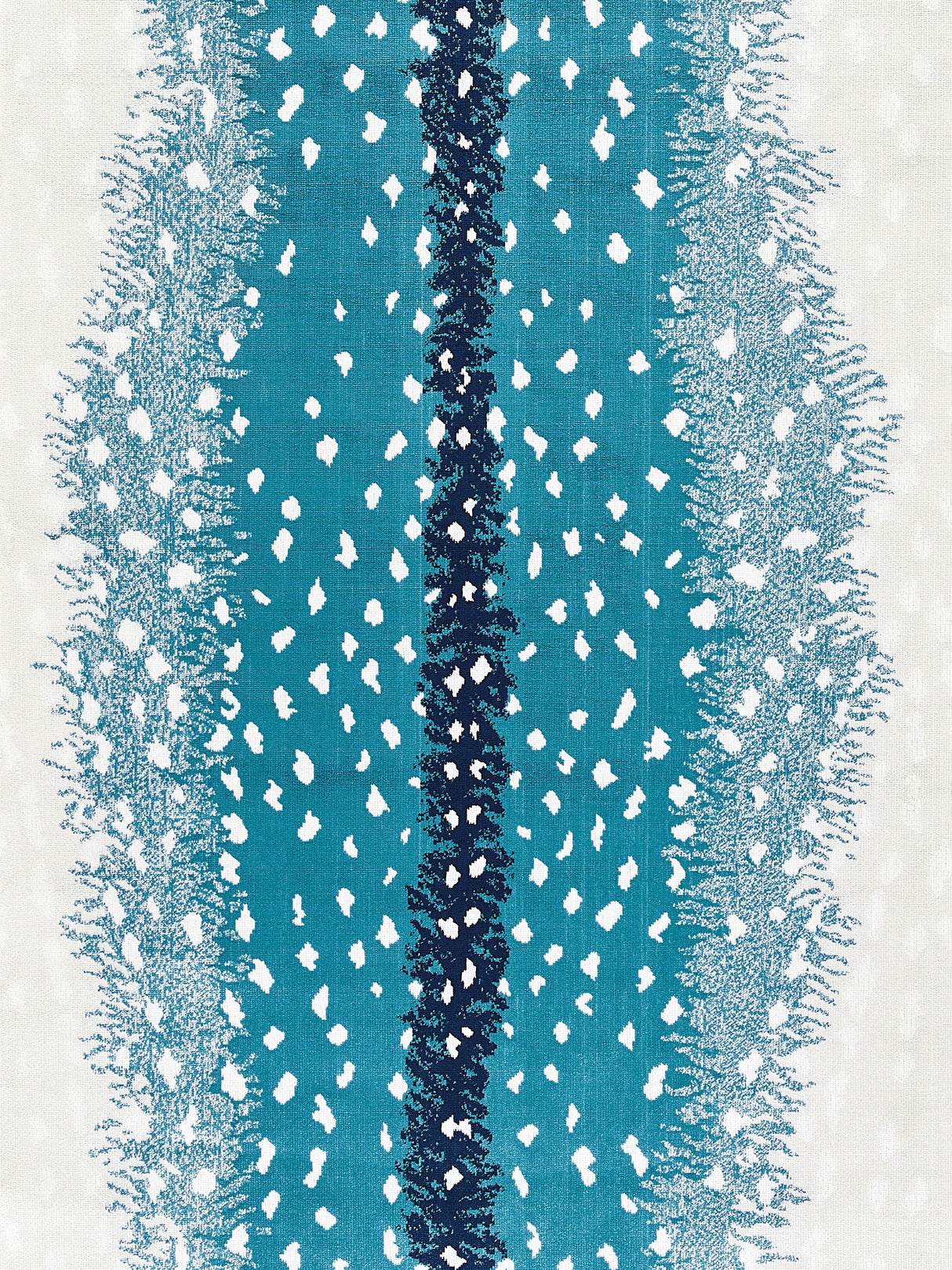 Scalamandre AL 0005BOHE PEACOCK ANTELOPE Fabric - Eade's Wallpaper