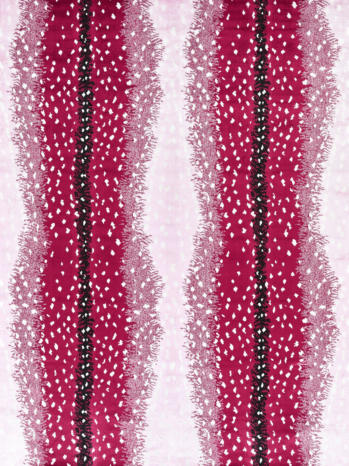Scalamandre AL 0006BOHE RASPBERRY ANTELOPE Fabric - Eade's Wallpaper