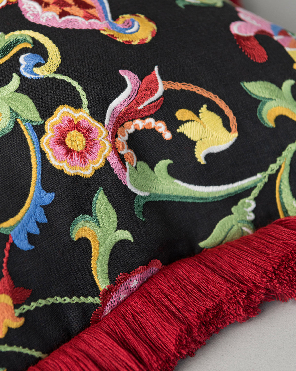 MindtheGap AL FRESCO Embroidered Cushion - Lifestyle Collection 2024