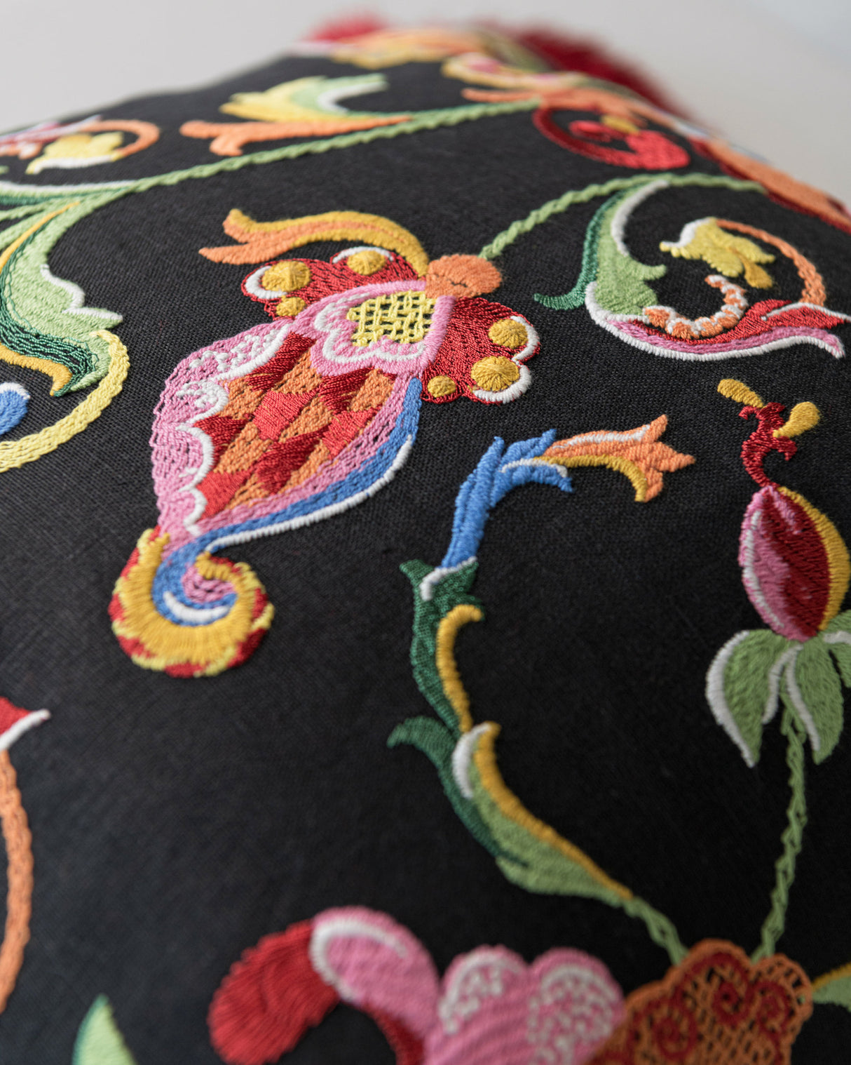 MindtheGap AL FRESCO Embroidered Cushion - Lifestyle Collection 2024