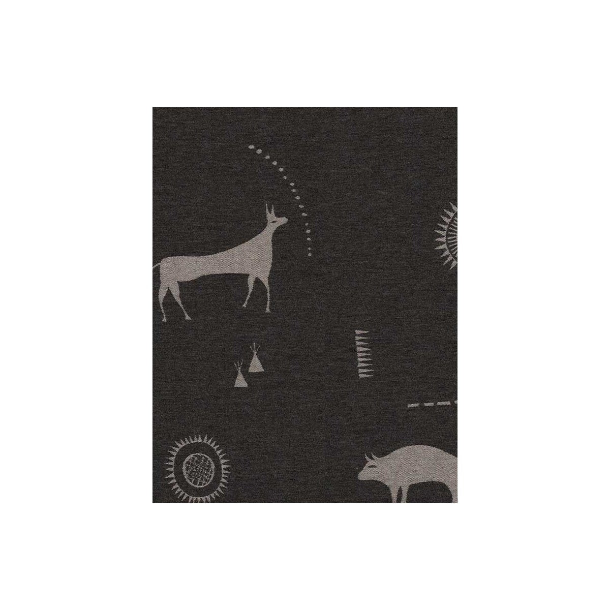 KRAVET COUTURE AM100061.21.0 PRAIRIE CHARCOAL Fabric - Eade's Wallpaper