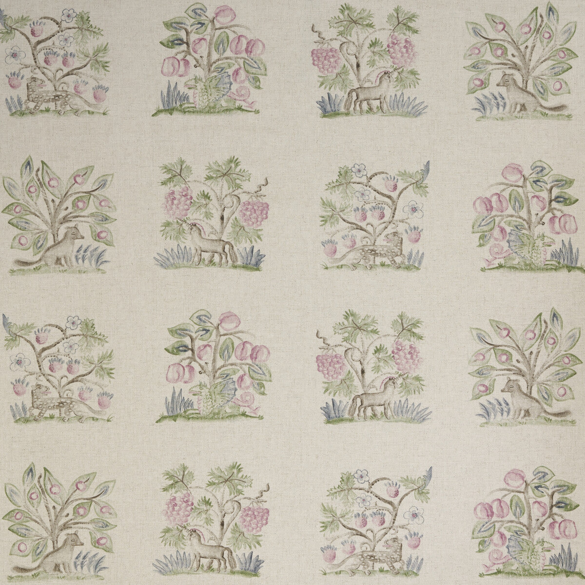 KRAVET COUTURE AM100317.1617.0 HEDGEROW CERISE Fabric - Eade's Wallpaper