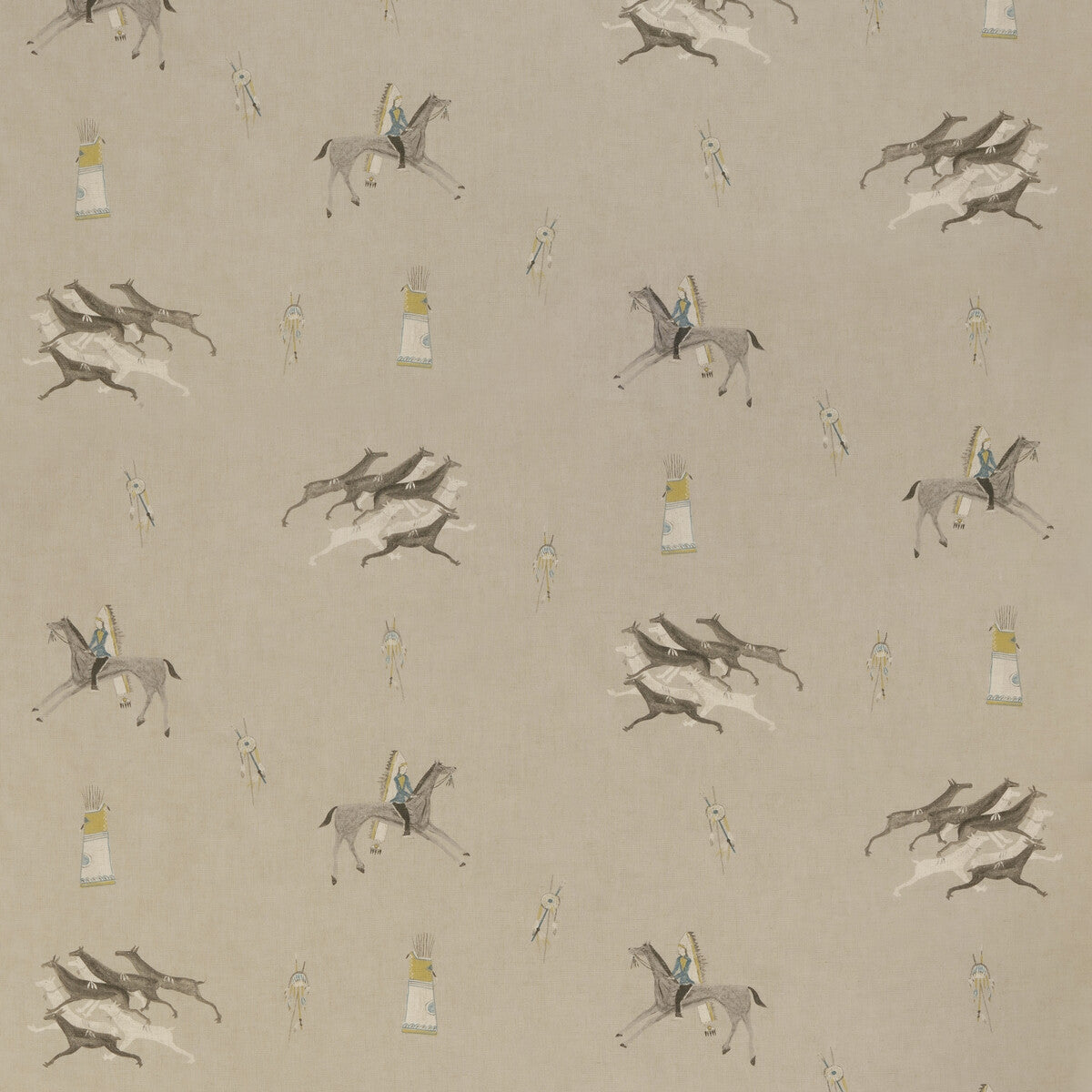 KRAVET COUTURE AM100322.11.0 GREAT PLAINS NATURAL Fabric - Eade's Wallpaper