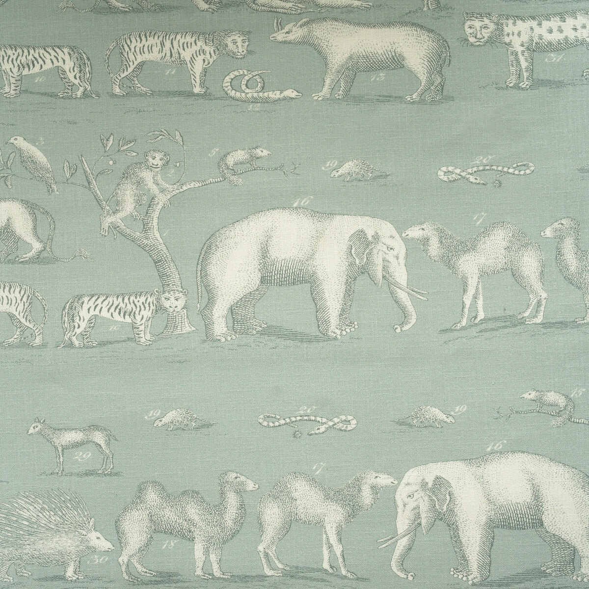 KRAVET COUTURE AM100350.15.0 KINGDOM OUTDOOR ICE Fabric - Eade's Wallpaper