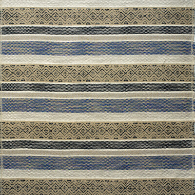 KRAVET COUTURE AM100356.511.0 PAMPAS INDIGO Fabric - Eade's Wallpaper