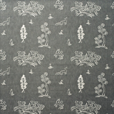KRAVET COUTURE AM100377.11.0 FRIENDLY FOLK OUTDOOR BEFORE DAWN Fabric - Eade's Wallpaper
