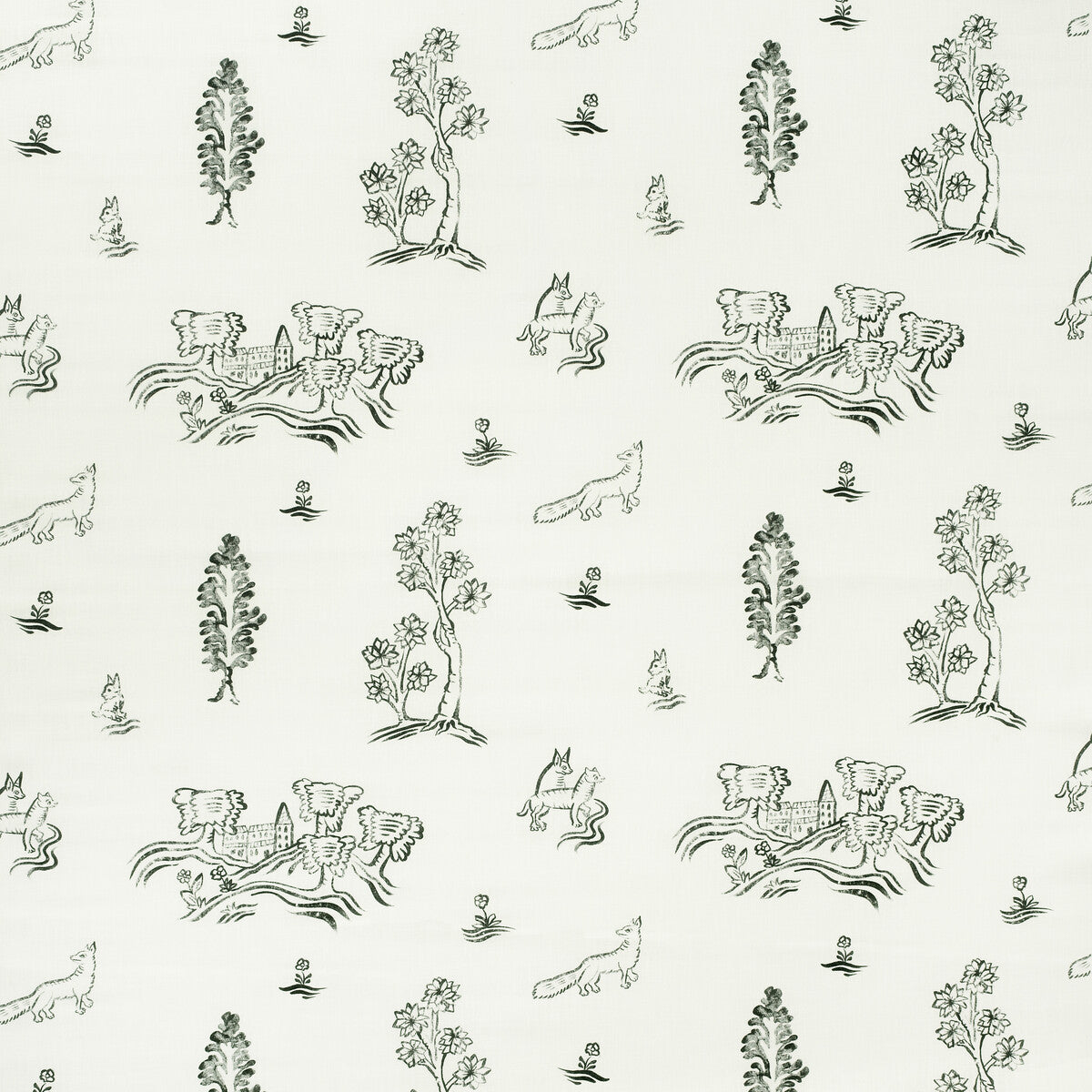 KRAVET COUTURE AM100377.121.0 FRIENDLY FOLK OUTDOOR DUSK Fabric - Eade's Wallpaper