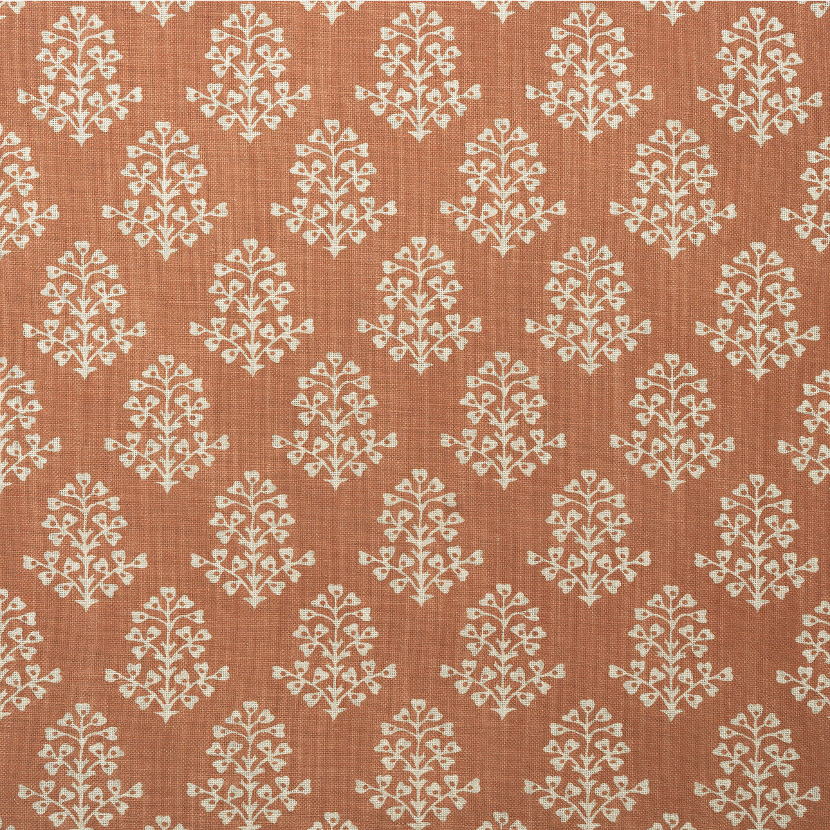 KRAVET COUTURE AM100384.12.0 SPRIG ORANGE Fabric - Eade's Wallpaper