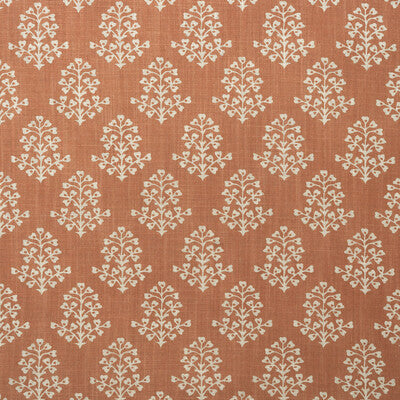 KRAVET COUTURE AM100384.12.0 SPRIG ORANGE Fabric - Eade's Wallpaper