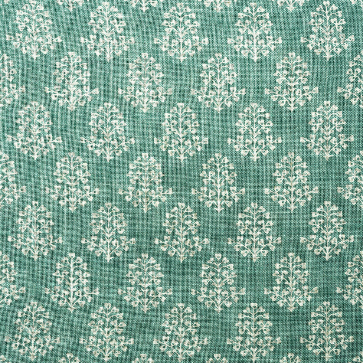 KRAVET COUTURE AM100384.13.0 SPRIG TURQUOISE Fabric - Eade's Wallpaper
