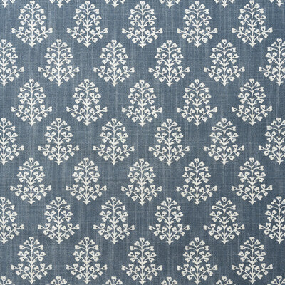 KRAVET COUTURE AM100384.50.0 SPRIG DENIM Fabric - Eade's Wallpaper