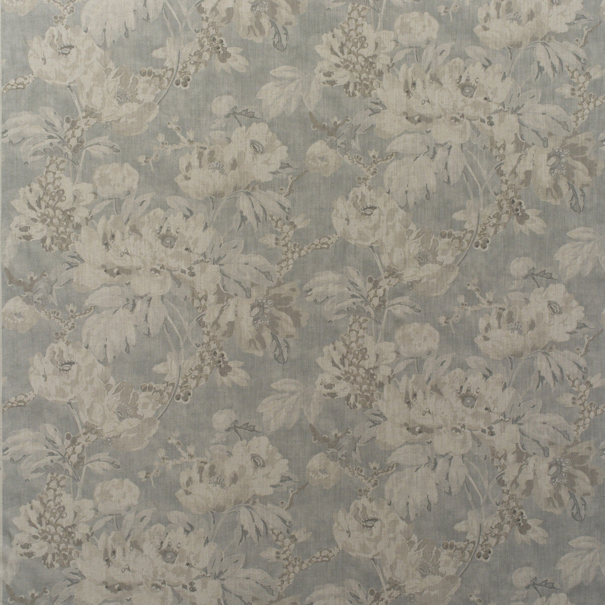 KRAVET COUTURE AM100449.11.0 PEONY CLOUD Fabric - Eade's Wallpaper
