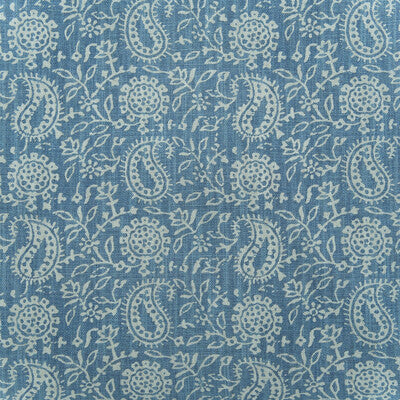 KRAVET COUTURE AM100450.5.0 SUNFLOWER DENIM Fabric - Eade's Wallpaper