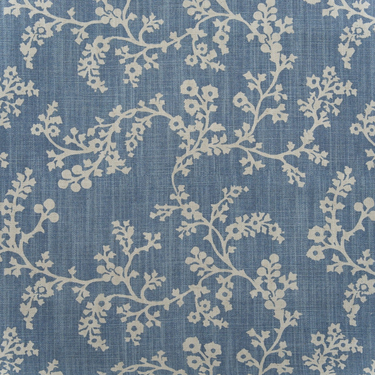 KRAVET COUTURE AM100451.5.0 VINE DENIM Fabric - Eade's Wallpaper
