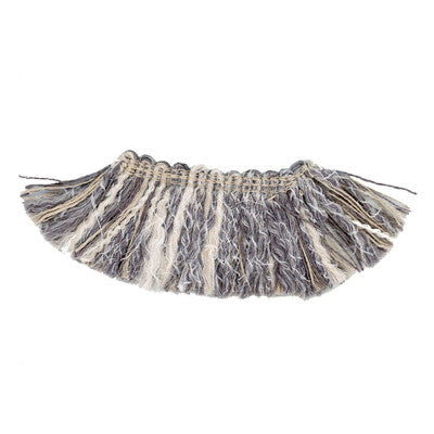 KRAVET COUTURE AMT10000.21.0 MATTINATA GREY/WHITE TRIM - Eade's Wallpaper