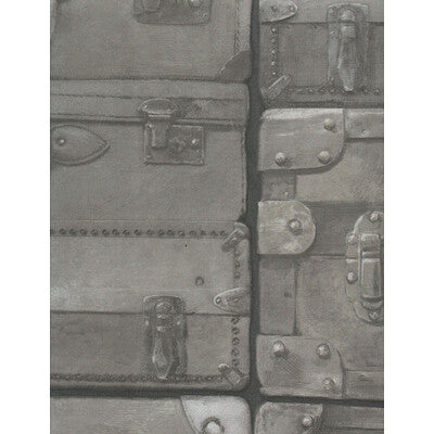 KRAVET COUTURE AMW10008.21.0 LUGGAGE GUNMETAL Wallpaper - Eade's Wallpaper