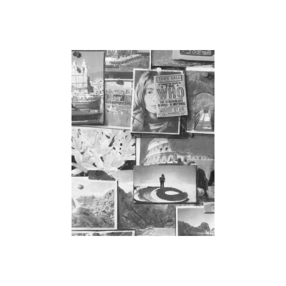 KRAVET COUTURE AMW10033.11.0 PINBOARD CHARCOAL Wallpaper - Eade's Wallpaper