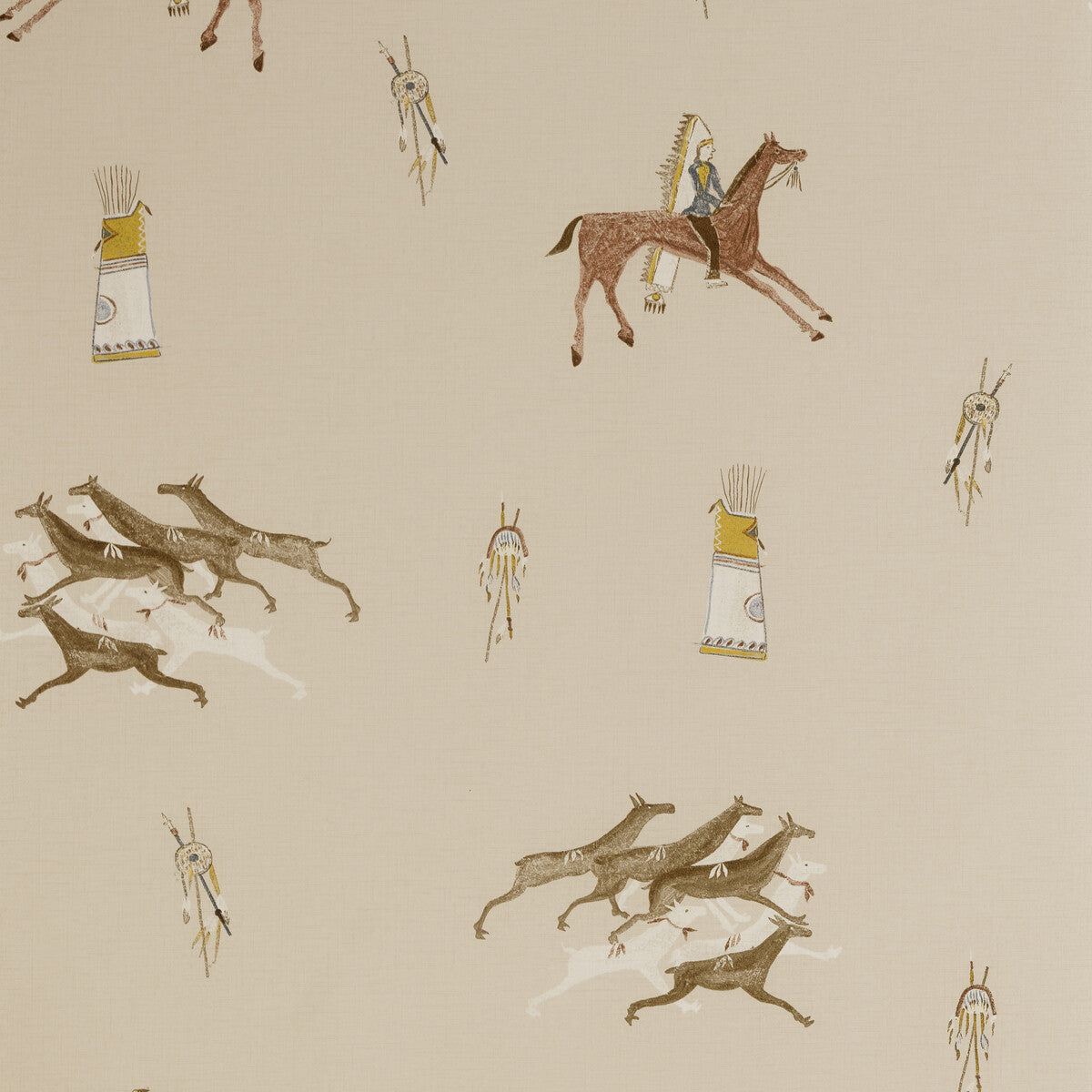 KRAVET COUTURE AMW10056.16.0 APACHE SIENNA Wallpaper - Eade's Wallpaper