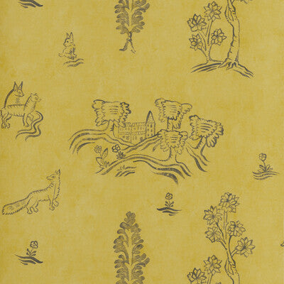 KRAVET COUTURE AMW10057.40.0 WYCHWOOD PROVENCAL YELLOW Wallpaper - Eade's Wallpaper