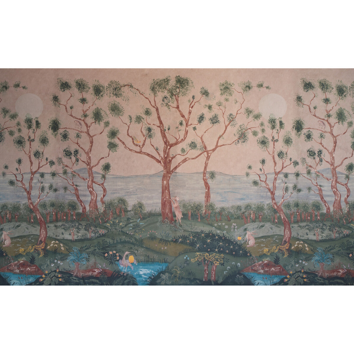 KRAVET COUTURE AMW10081.716.0 LANTERN PARADE DUSK Wallpaper - Eade's Wallpaper