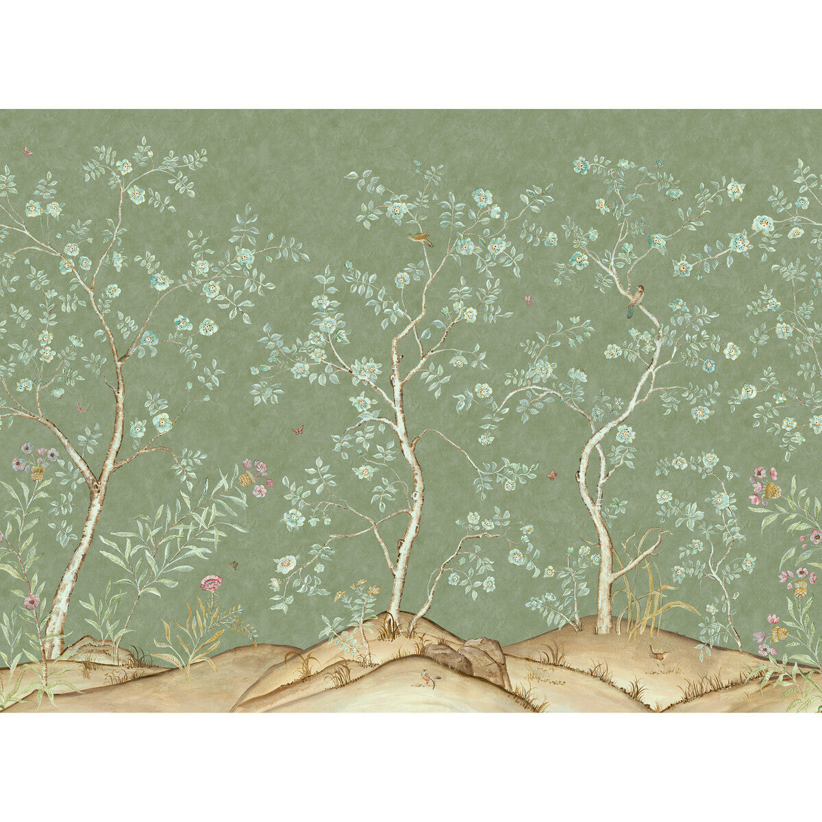 KRAVET COUTURE AMW10082.3.0 SONGBIRD SPRING Wallpaper - Eade's Wallpaper